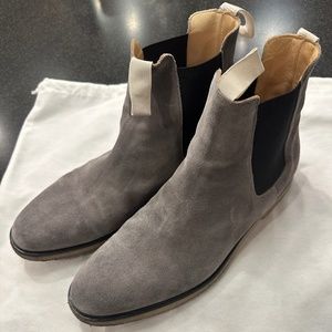 Common Projects Grey Suede Chelsea Boots size 44 EU